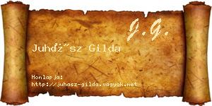 Juhász Gilda névjegykártya